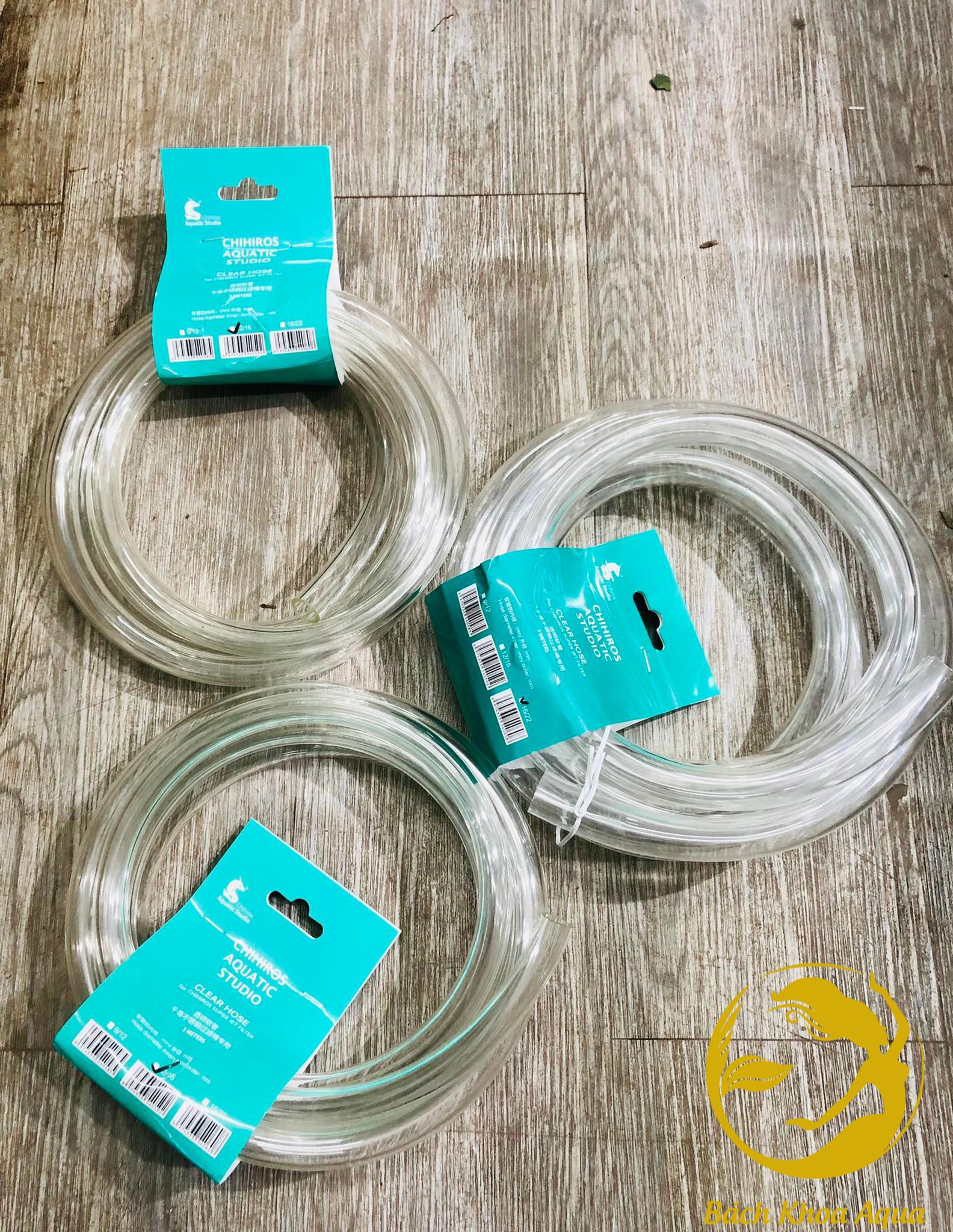 Dây ống Chihiros trong suốt siêu chống gập Fi12-16 ( 3m)